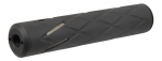 0dB Airgun Silencer 160S Black with 1/2" UNF